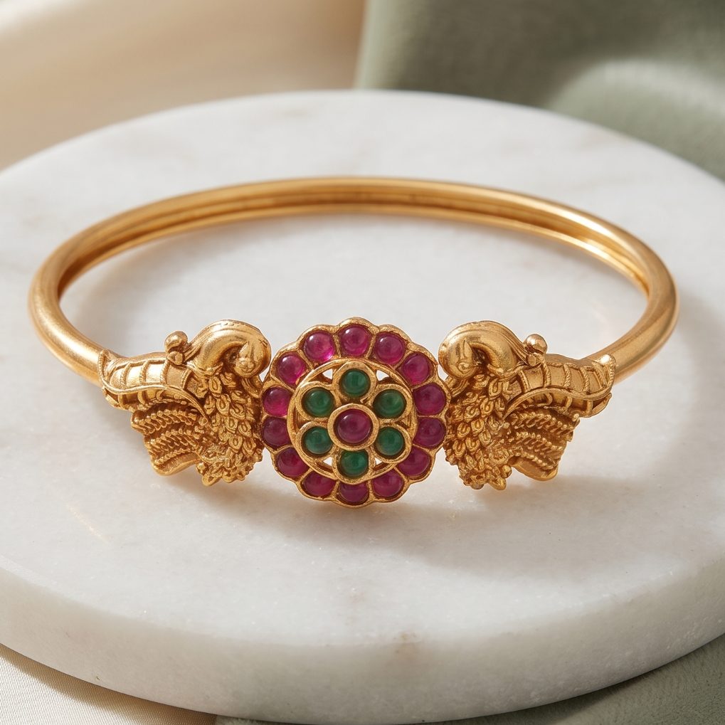 Mixed Mayil Bangle