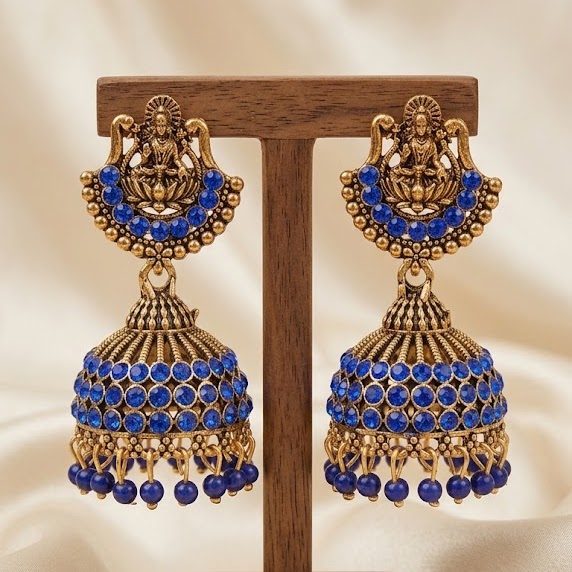 Kala Jhumka - Blue
